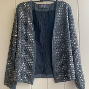 ZARA STUDDED BLAZER